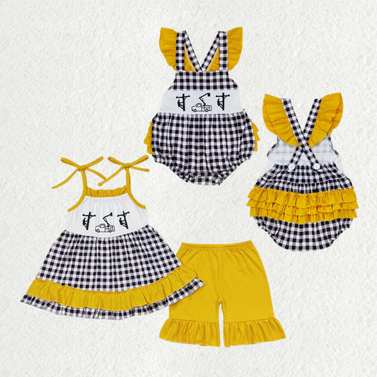 Yellow lineman matching sets