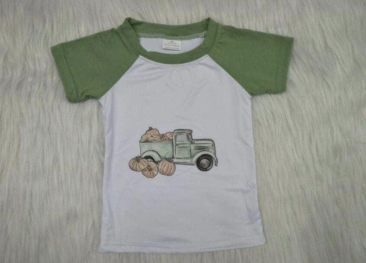 Olive green truck