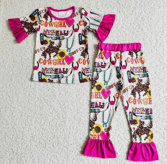 Girl cowgirl Pjs