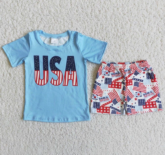 Blue USA set